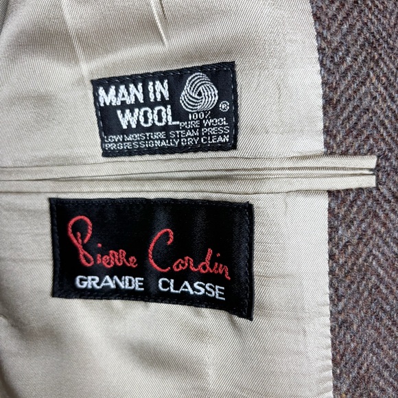 90s Pierre Cardin Tweed Blazer - Picture 4 of 8